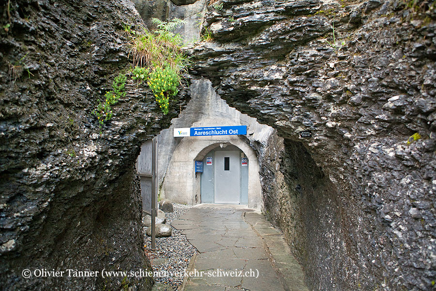 Bahnhof "Aareschlucht Ost MIB"