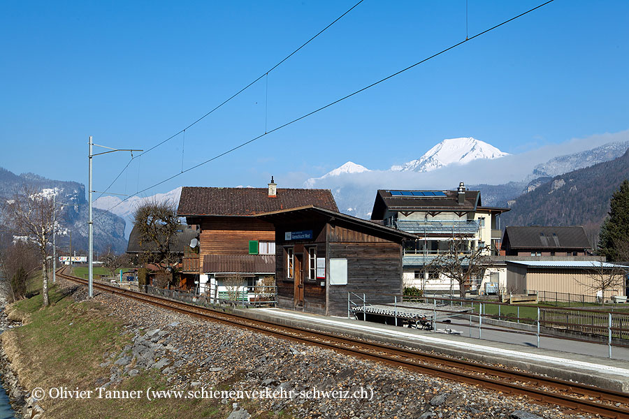 Bahnhof "Aareschlucht West MIB"