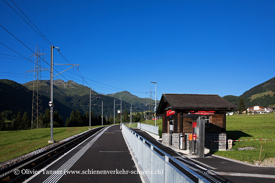 Bahnhof "Acla da Fontauna"