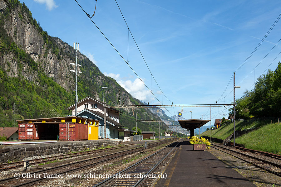 ehemaliger Bahnhof "Amsteg-Silenen"