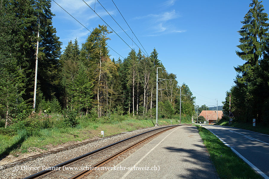 ehemaliger Bahnhof "Bannwil Kleben"