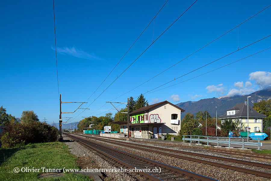 ehemaliger Bahnhof "Bellach Industrie"