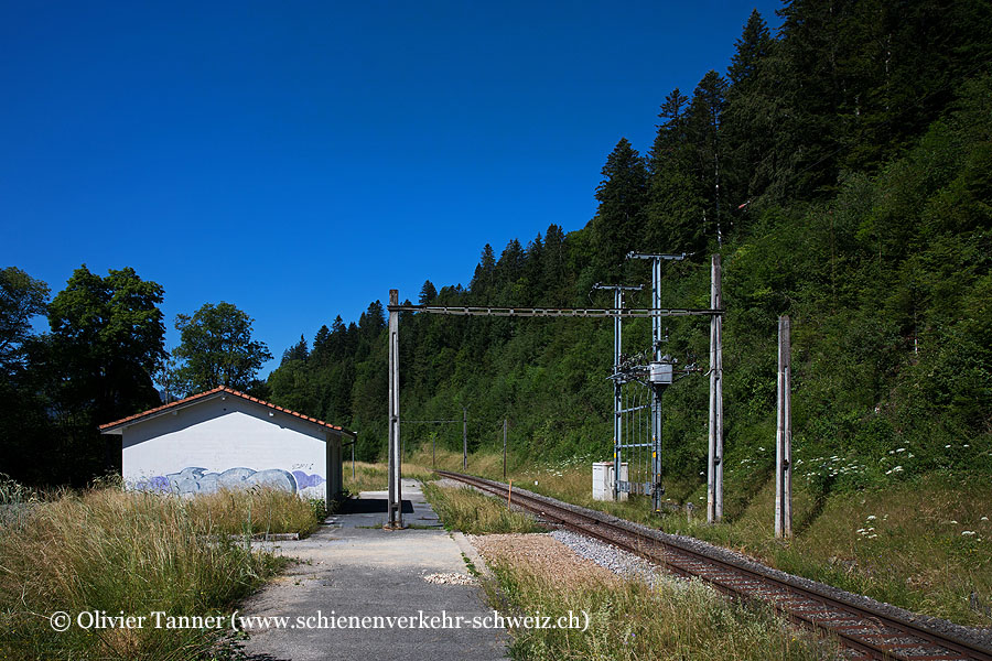 ehemaliger Bahnhof "Boveresse"