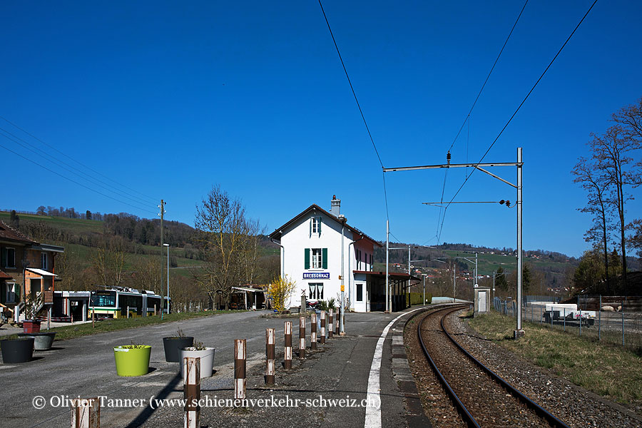 ehemaliger Bahnhof "Bressonnaz"