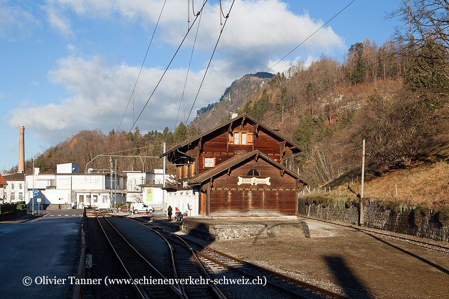Bahnhof "Broc-Chocolaterie"