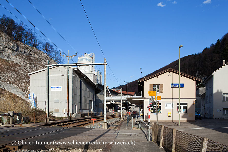 ehemaliger Bahnhof "Bärschwil"