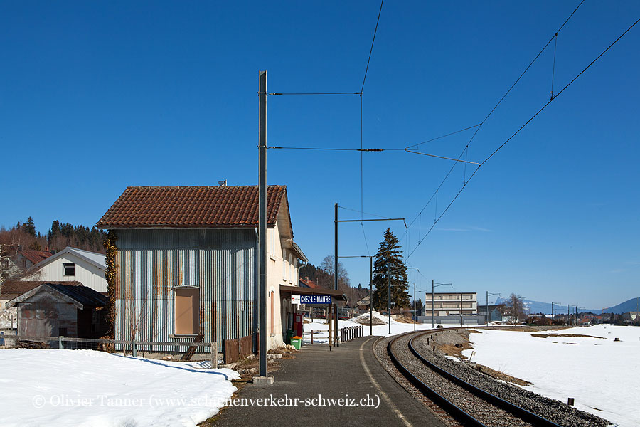 ehemaliger Bahnhof "Chez-le-Maître"
