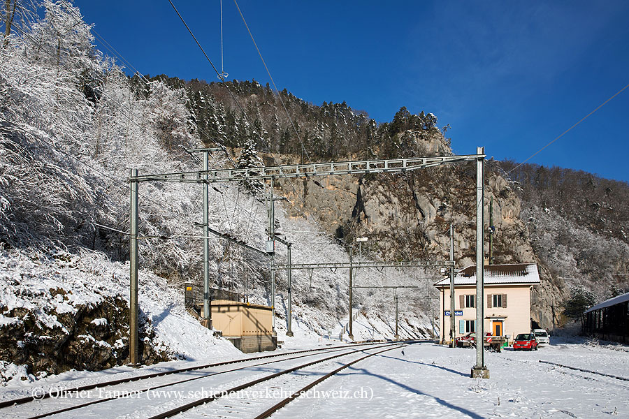 ehemaliger Bahnhof "Choindez"