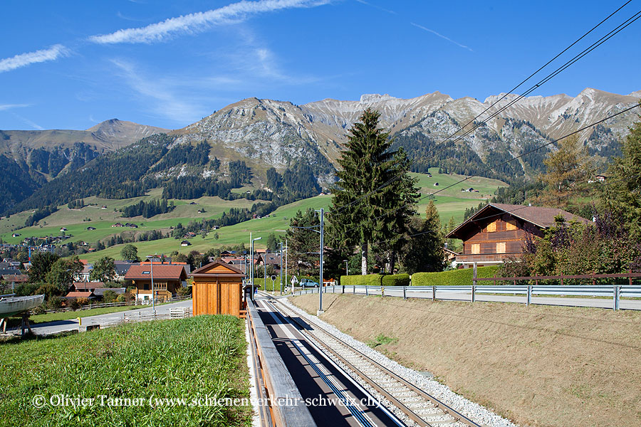 Bahnhof "Château-d’Oex La Palaz"