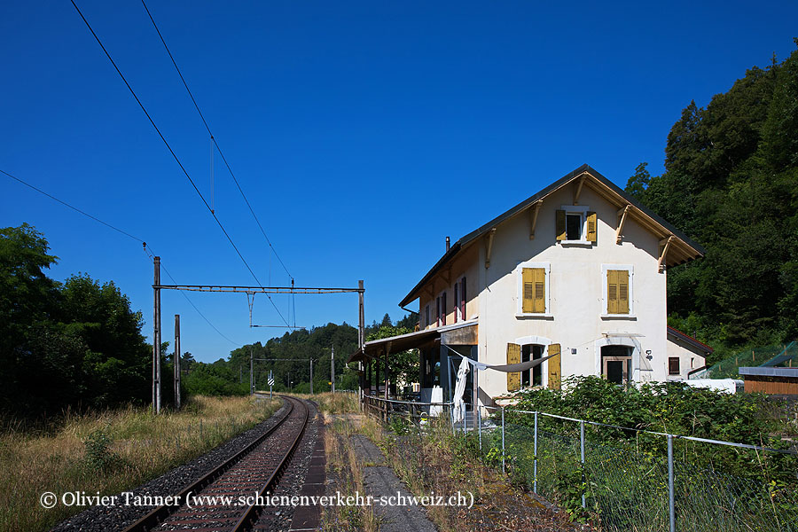 ehemaliger Bahnhof "Couvet CFF"