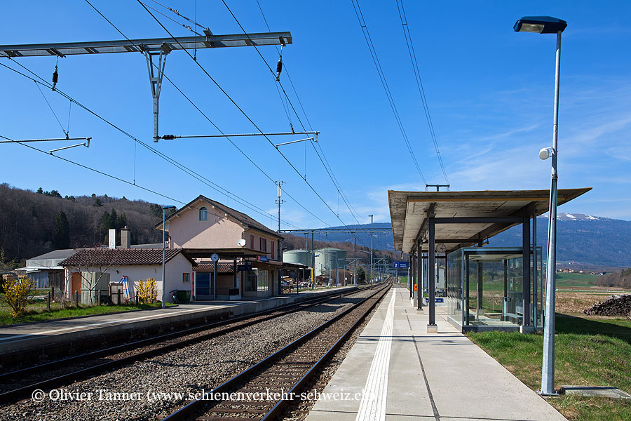 Bahnhof "Croy-Romainmôtier"
