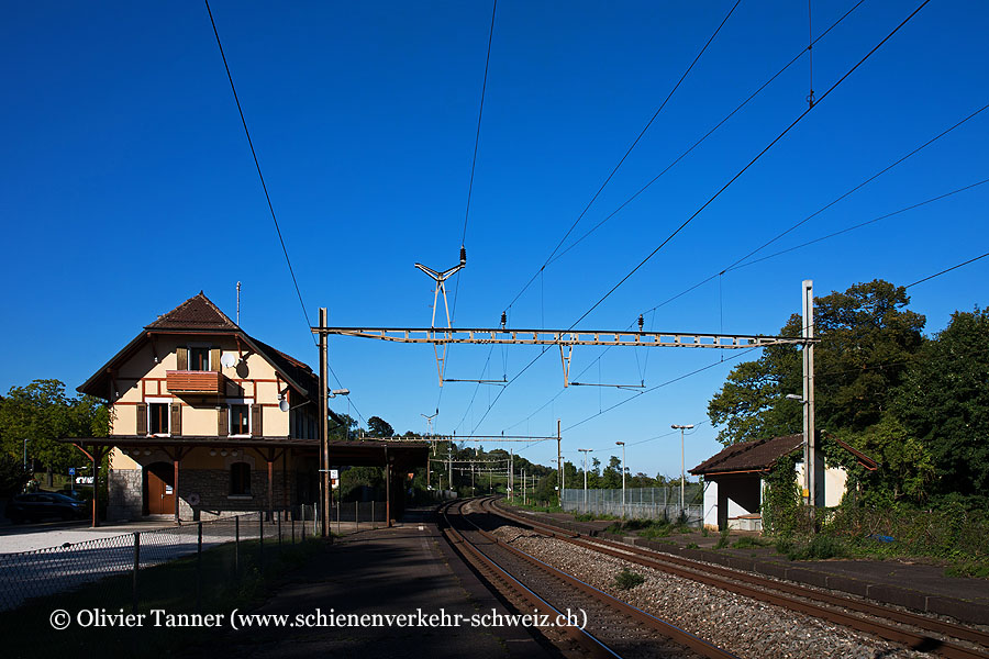 ehemaliger Bahnhof "Céligny"