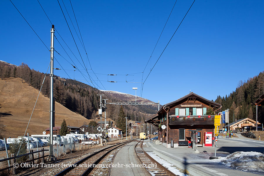 Bahnhof "Davos Glaris"