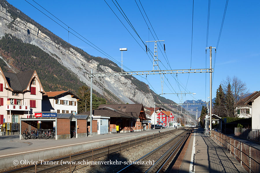 Bahnhof "Domat Ems"