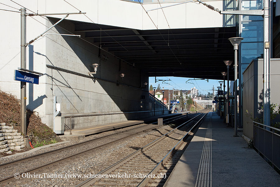 Bahnhof "Emmenbrücke Gersag"