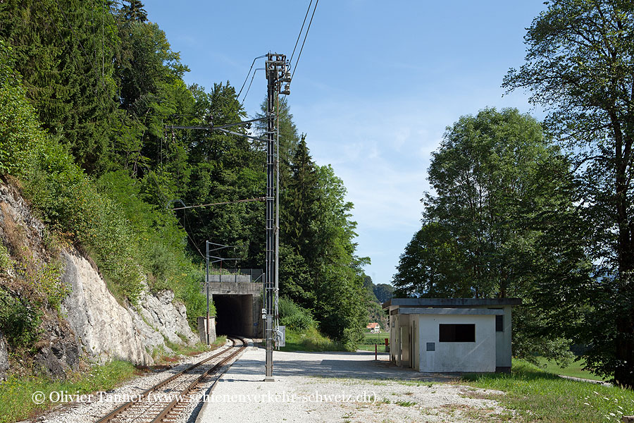 ehemaliger Bahnhof "Estavannens"