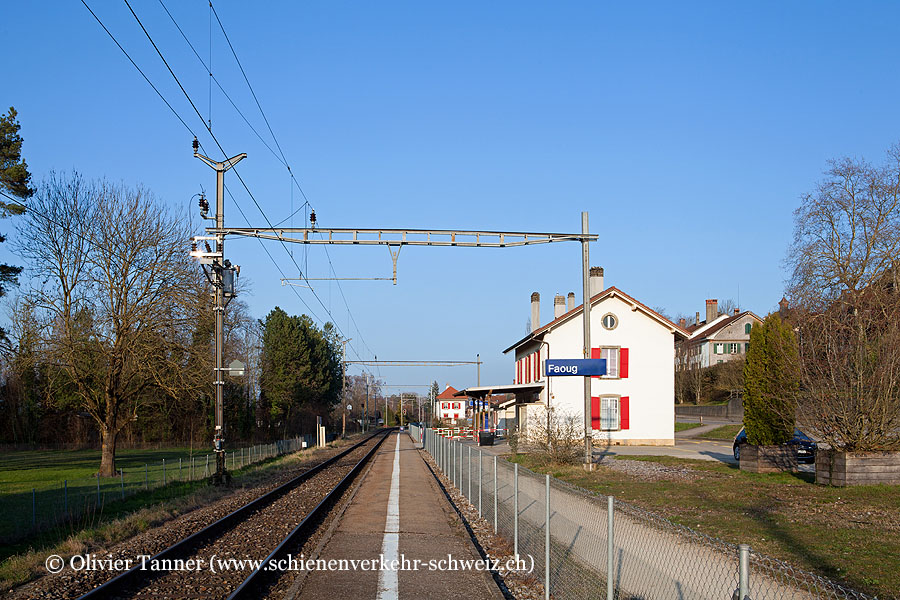 Bahnhof "Faoug"