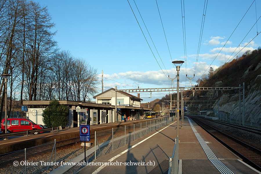 Bahnhof "Flamatt"