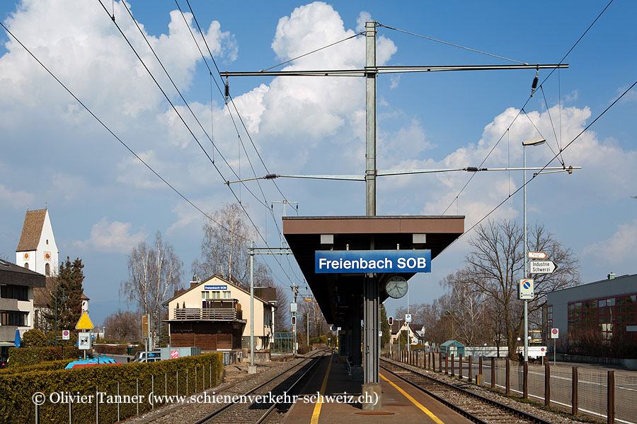 Bahnhof "Freienbach SOB"