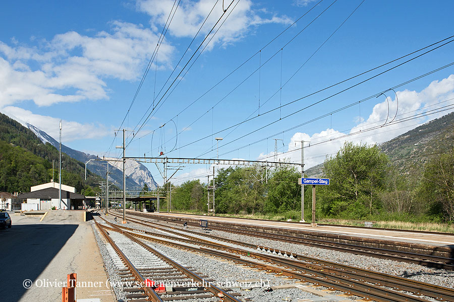 Bahnhof "Gampel-Steg"