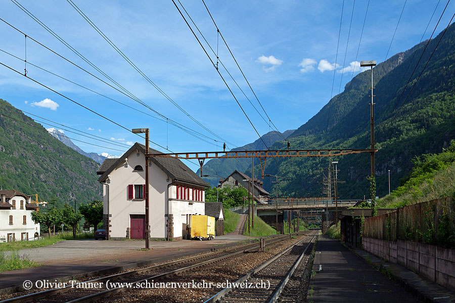 ehemaliger Bahnhof "Giornico"