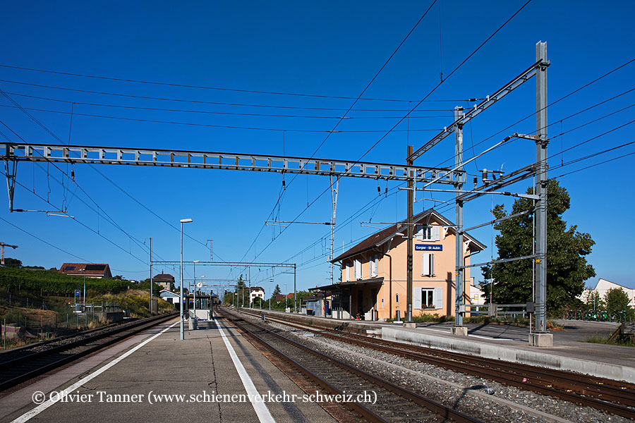 Bahnhof "Gorgier-St-Aubin"