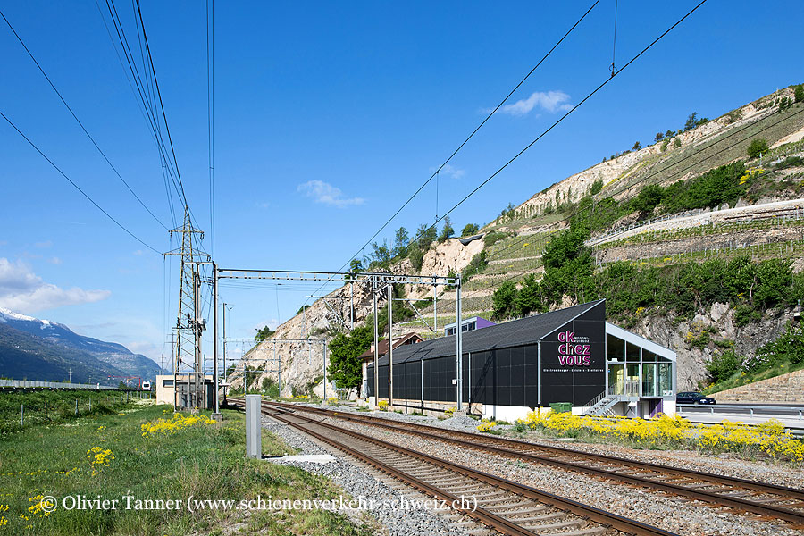 ehemaliger Bahnhof "Granges-Lens"