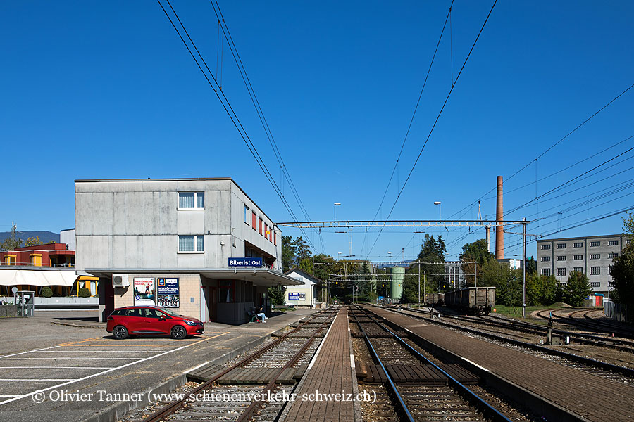 Bahnhof "Biberist Ost"