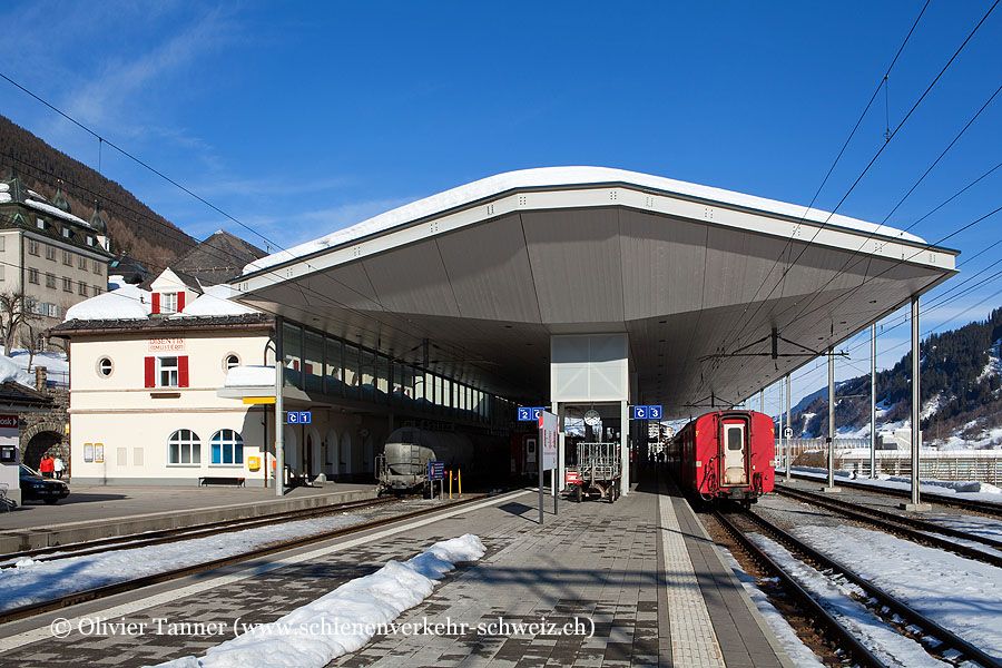 Bahnhof "Disentis Mustér"