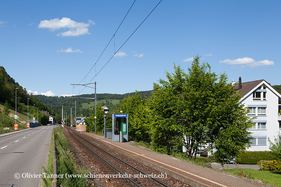 Bahnhof "Hölstein Weidbächli"