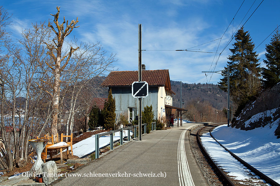 Bahnhof "Les Charbonnières"