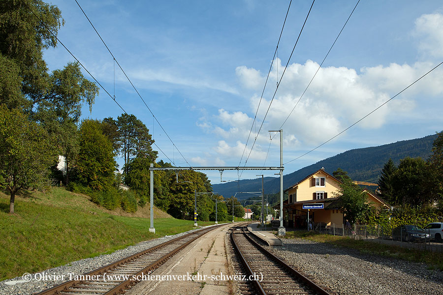 Bahnhof "Malleray-Bévilard"