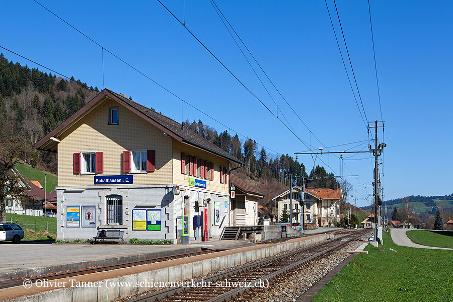 Bahnhof "Schafhausen i.E."