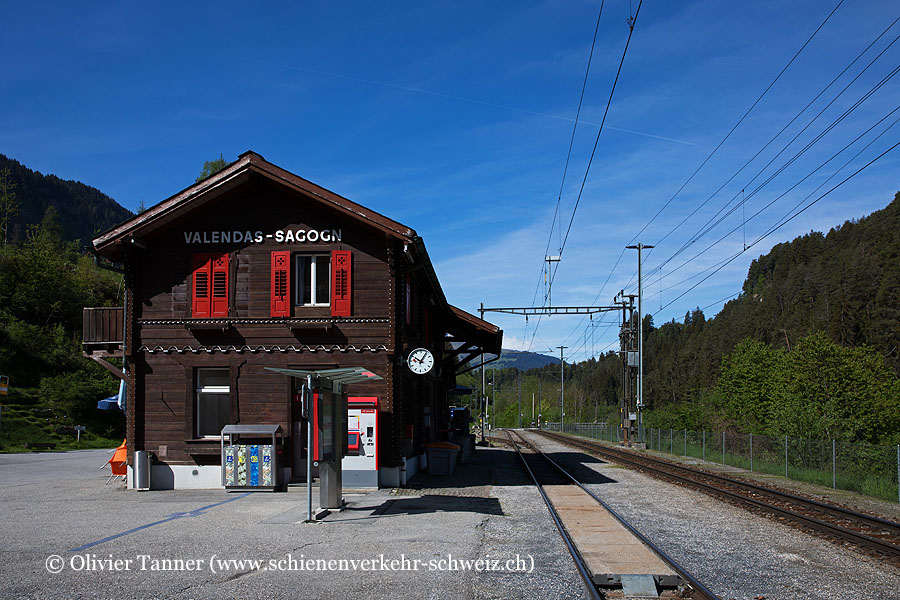 Bahnhof "Valendas-Sagogn"