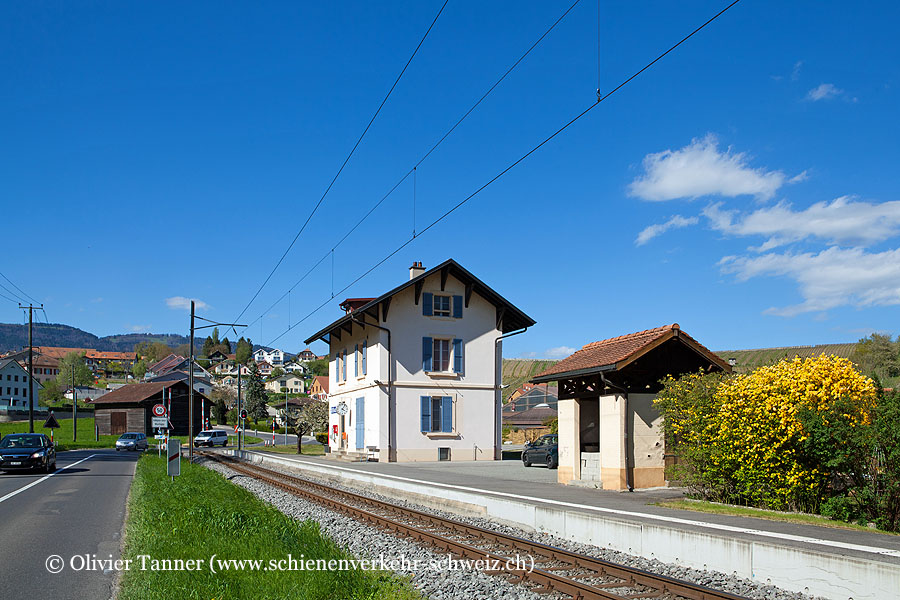 Bahnhof "Valeyres-sous-Montagny"
