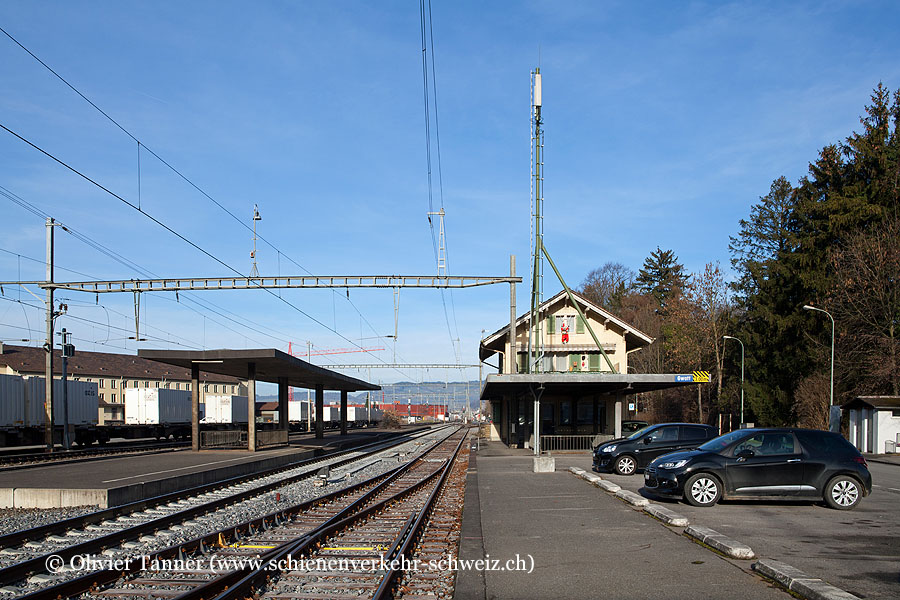 ehemaliger Bahnhof "Gwatt"
