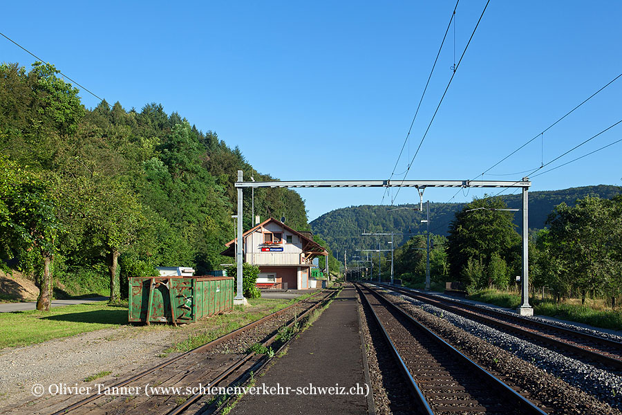 ehemaliger Bahnhof "Hornussen"