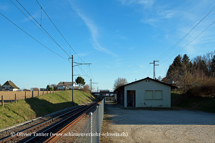 ehemaliger Bahnhof "Küttigkofen-Kräiligen"