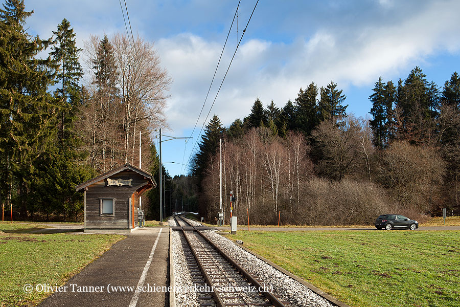 ehemaliger Bahnhof "Le Crêt"