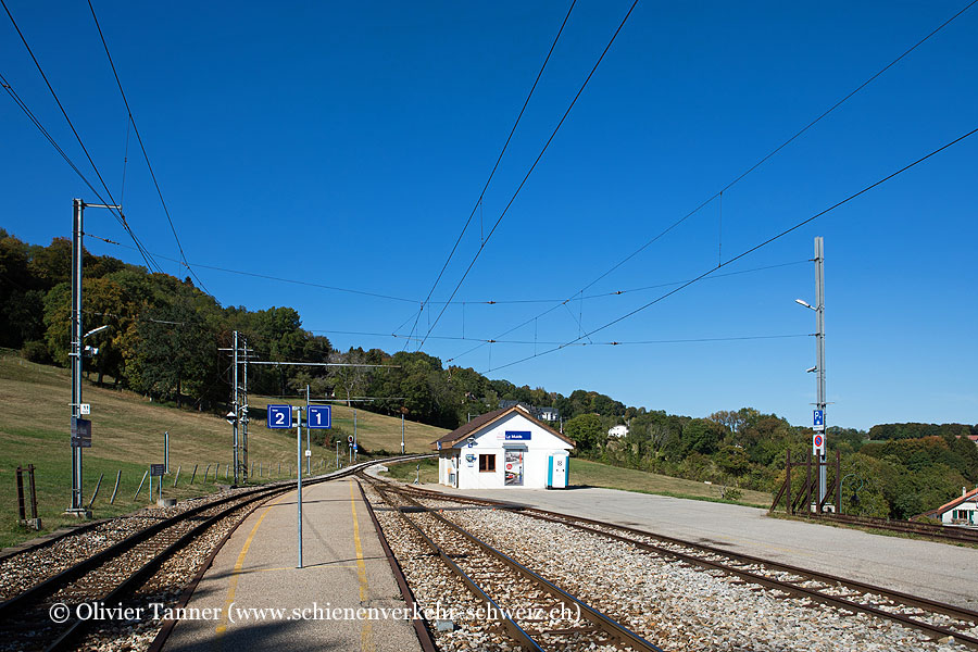 Bahnhof "Le Muids"