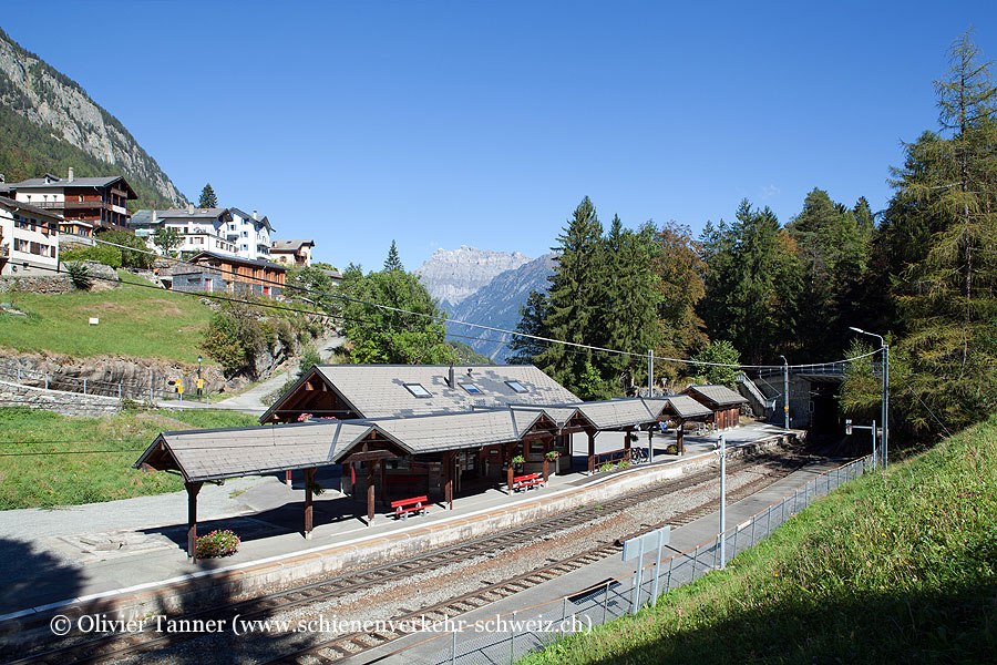 Bahnhof "Les Marécottes"