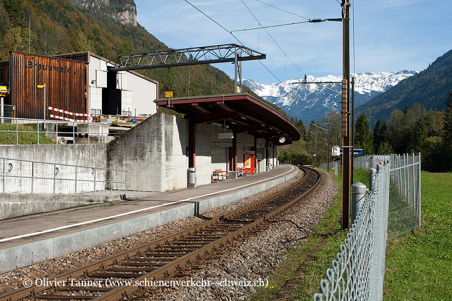 Bahnhof "Linthal Braunwaldbahn"