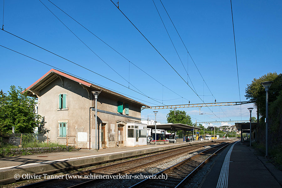 Bahnhof "Lutry"