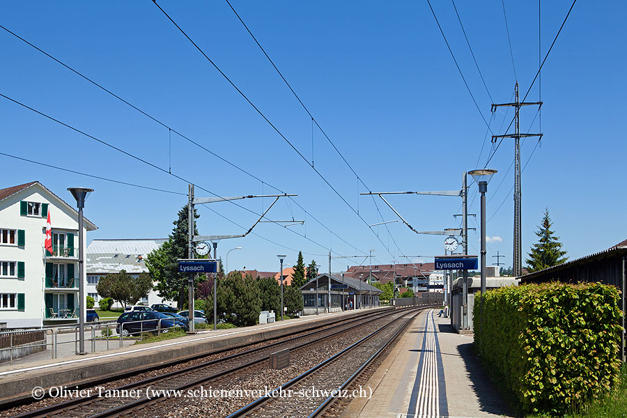 Bahnhof "Lyssach"
