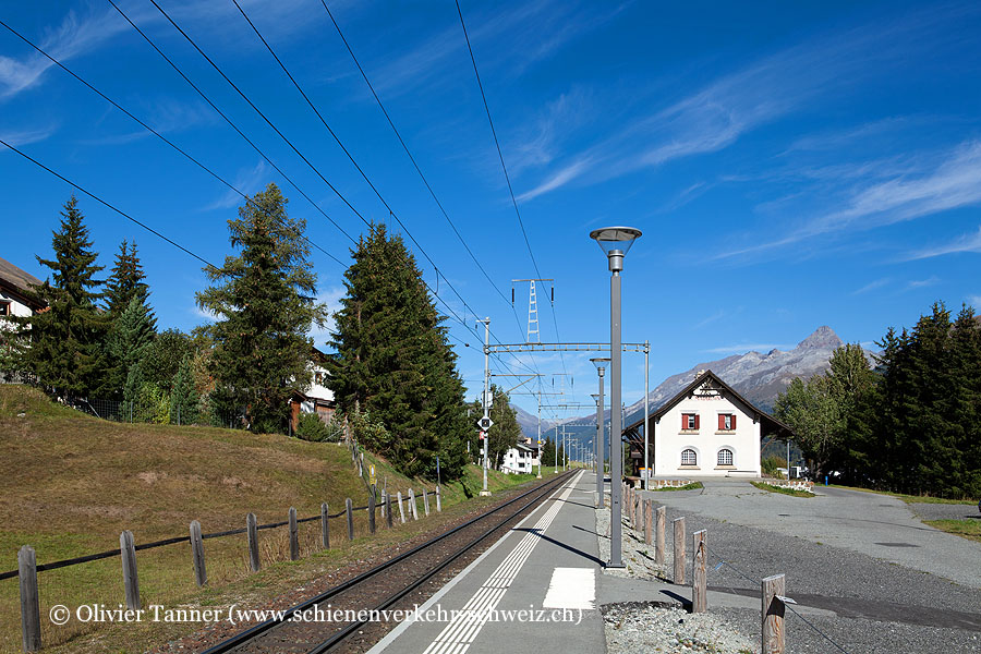 Bahnhof "Madulain"