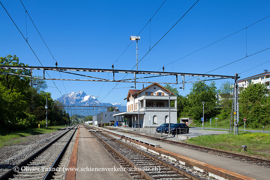 Bahnhof "Meggen"