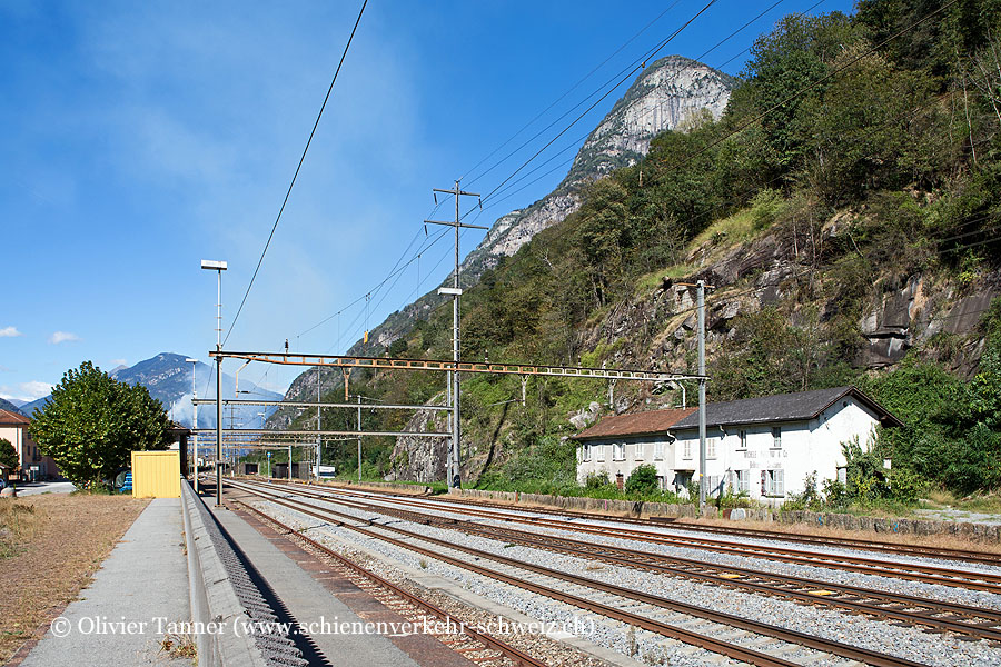 ehemaliger Bahnhof "Osogna-Cresciano"