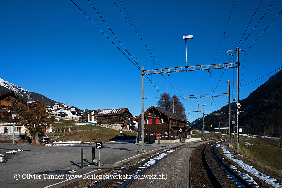 Bahnhof "Rabius-Surrein"
