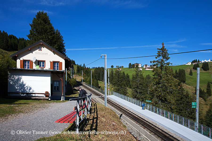 Bahnhof "Rigi Wölfertschen-First"