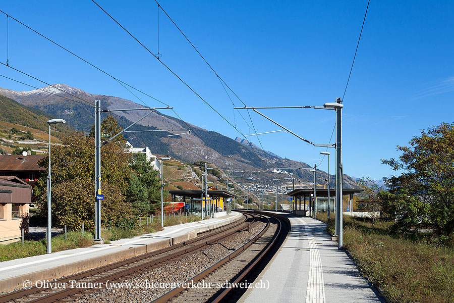 Bahnhof "Salgesch"